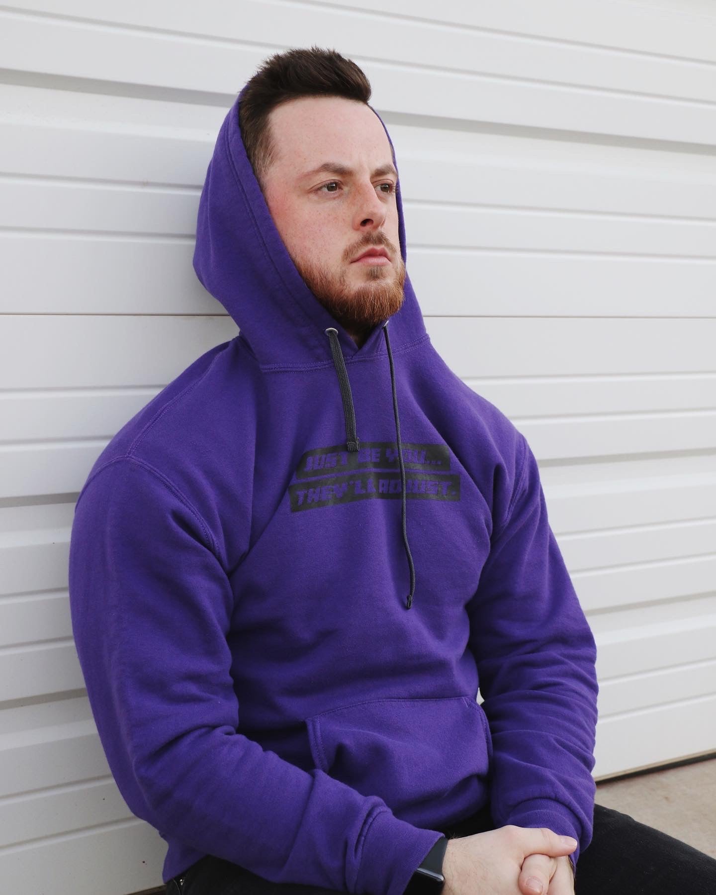 Purple just discount do it hoodie