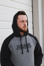 Load image into Gallery viewer, Black &amp; Grey &quot;Just Be You...&quot; Hoodie
