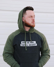 Load image into Gallery viewer, Green &amp; Black &quot;Just Be You...&quot; Hoodie
